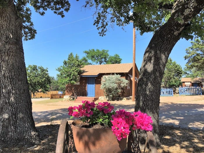 Image of Cedar Lodge Hill Country Resort grounds and Texas cabin rentals. Best lake cabin rentals in Texas are here. Family friendly vacation rentals in Texas.