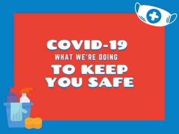 Image of the blog topic about what extra covid-19 safety measures we are taking at Cedar Lodge Texas