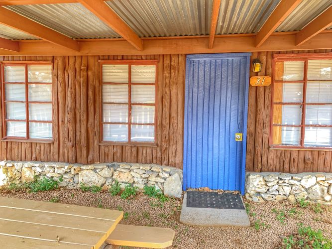 Cabin 31 Covered Patio